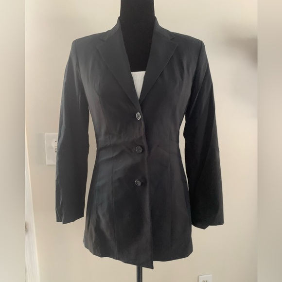Long Black Blazer like New - Picture 3 of 5